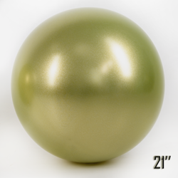 Balloon 21" CHROME,  Gold Olive (1 pcs.)