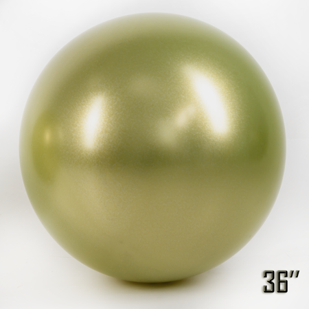 Balloon Giant 36" CHROME,  Gold Olive (1 pcs.)