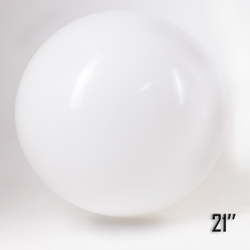 Balon Gigant 21" Biały (1 szt.)