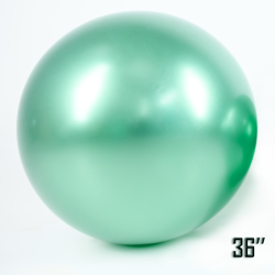 Balon Gigant 36" CHROME, Zielony (1 szt.)